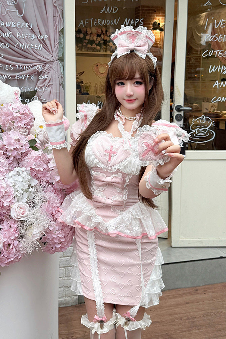 Little Nurse - Sweet Lolita Skirt Set - image 8
