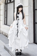 Dream Gothic Lolita Strap Dress in White - image 1