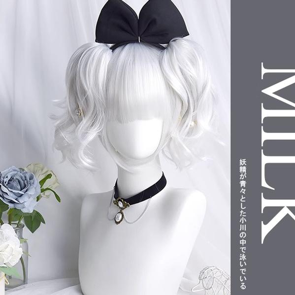 Pandora's Box - Lolita Short Wig with Cute Double Ponytails - image 38