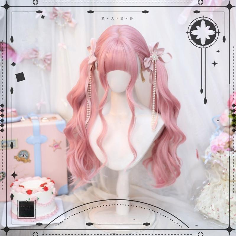 Sweet Lolita Wig Double Ponytails Long Wavy Wig - image 1