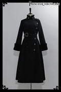 Breakwave - Ouji Lolita Overcoat Retro Single-Breasted Handsome Coat - image 1