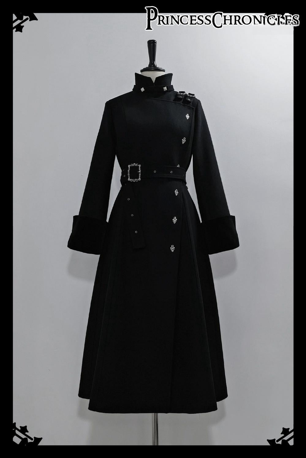 Breakwave - Ouji Lolita Overcoat Retro Single-Breasted Handsome Coat - image 1