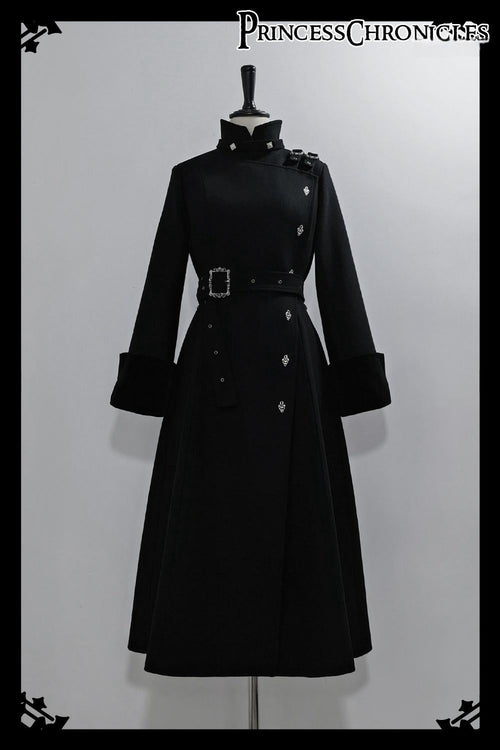 Breakwave - Ouji Lolita Overcoat Retro Single-Breasted Handsome Coat - image 1