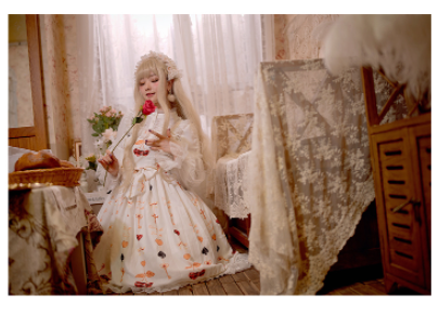 Alice's Cherry - Plus Size Lolita Shirt Chiffon Blouse - image 17