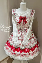 Lacework Frill Cotton Old School Lolita Blouse - image 13