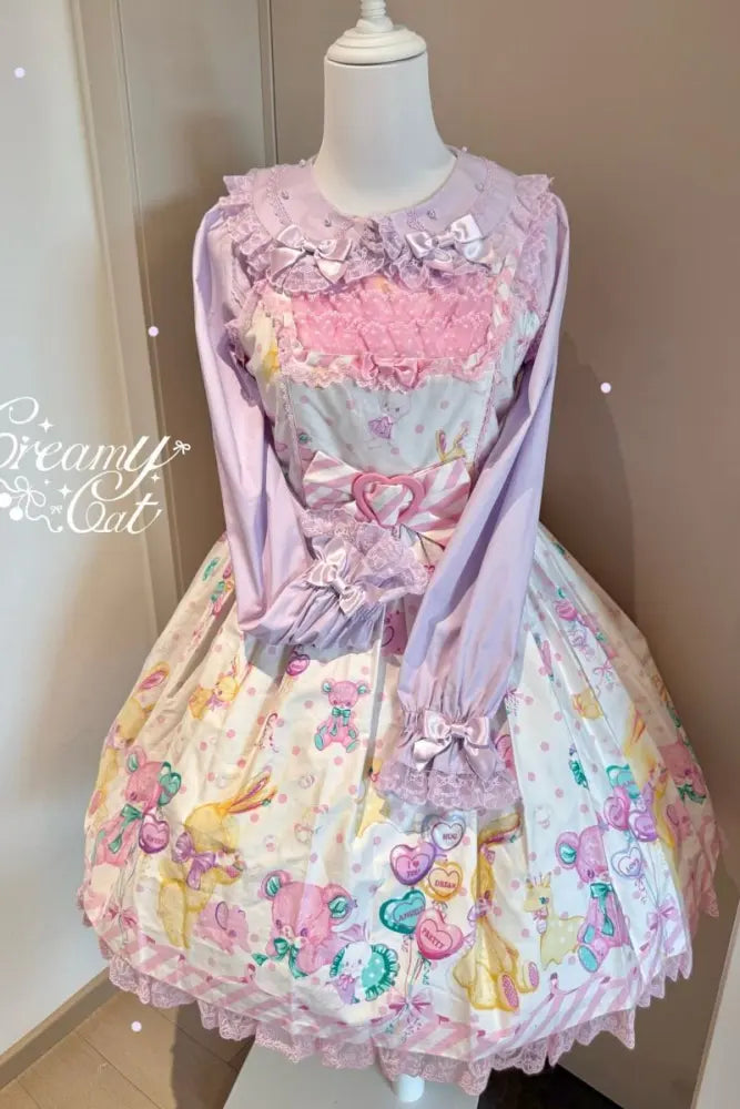 Lacework Frill Cotton Old School Lolita Blouse - image 7