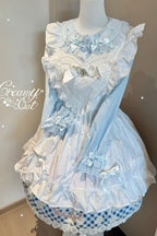 Lacework Frill Cotton Old School Lolita Blouse - image 9