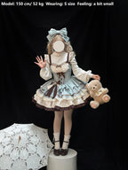 Thin Choco - Sweet Lolita Petite JSK Puffy Mini Dress KC - image 19