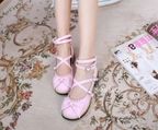 Sweet Lolita Low Heel Shoes Multicolors - image 25