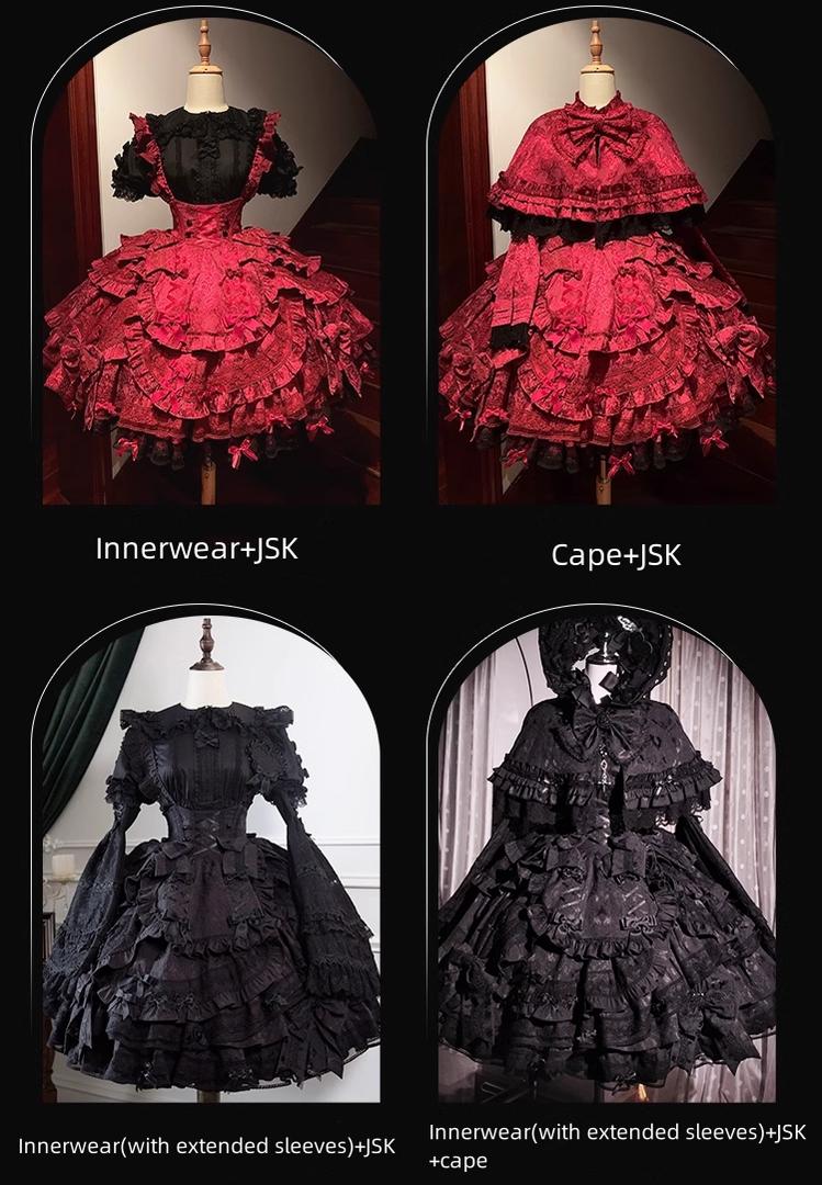 Vintage Lolita Dress Set, Cotton Shirt - image 21