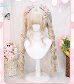 Sweet Lolita Wig Roman Roll Double Ponytails Wig - image 1