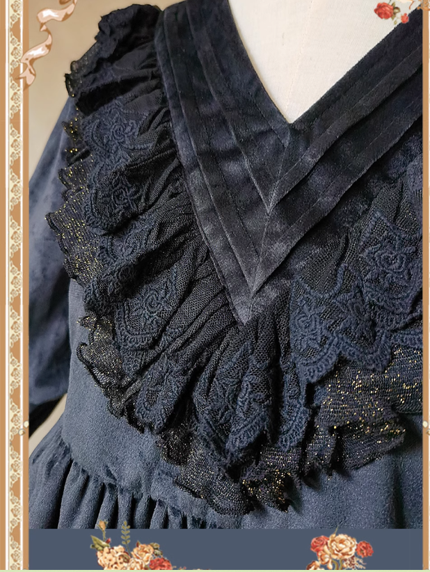 Holy Fruit Estate - Gothic Lolita OP Dress Multicolors - image 12