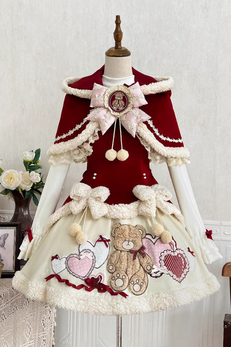 New Year - Sweet Lolita JSK, Skirt, Top and Rabbit-Ear Cloak Collection - image 1