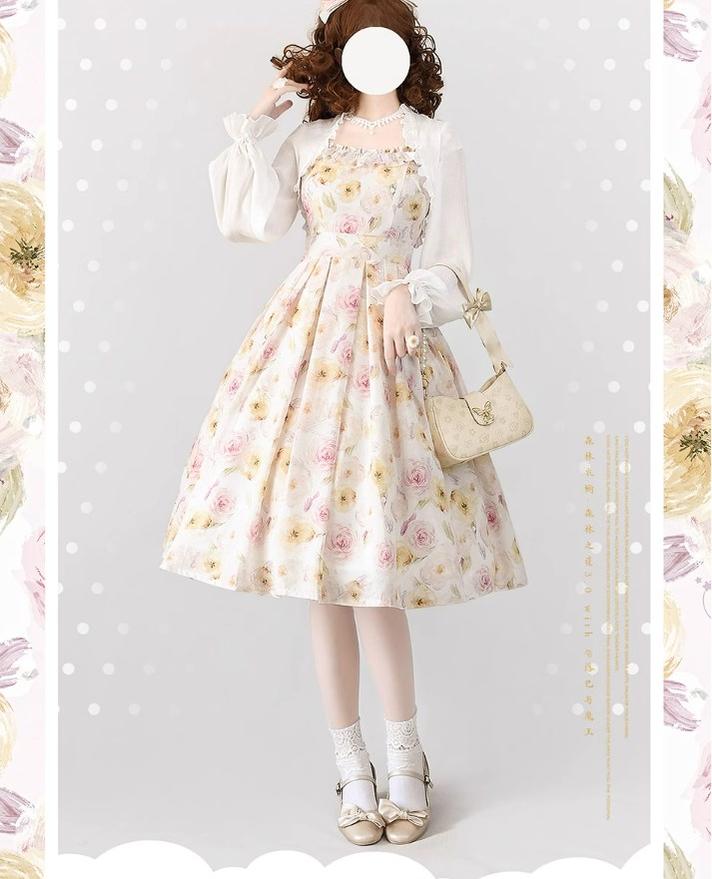 Forest Basket 3.0 - Vintage Lolita JSK Dress for Summer - image 3