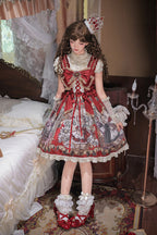 Mystery Bunny Classic Lolita JSK Dress Set - image 14
