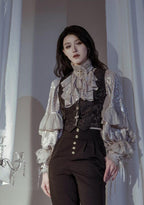 Dragon Bone Cemetery - Gothic Lolita Long Sleeve Blouse - image 41