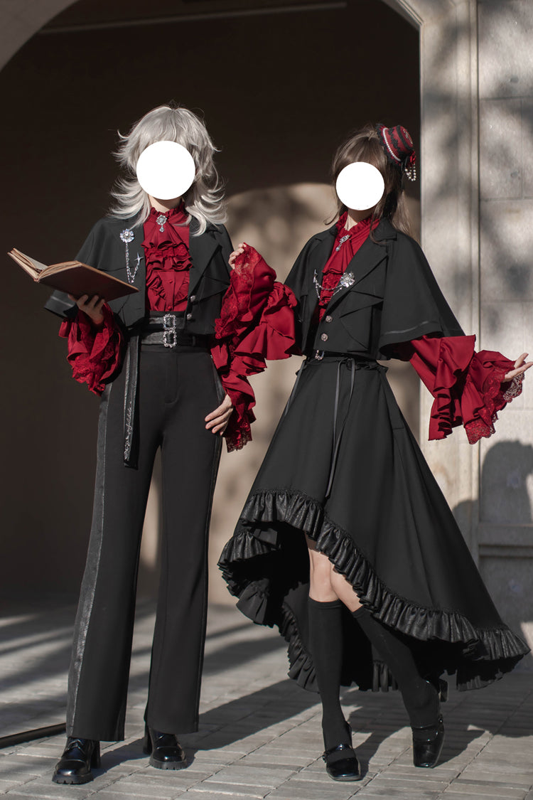 Black Day and Night Song Ouji Gothic Lolita Skirt and Blouse - image 20