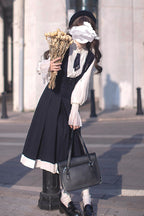 Classic College Elegant Lolita JSK Dress in Blue - image 7