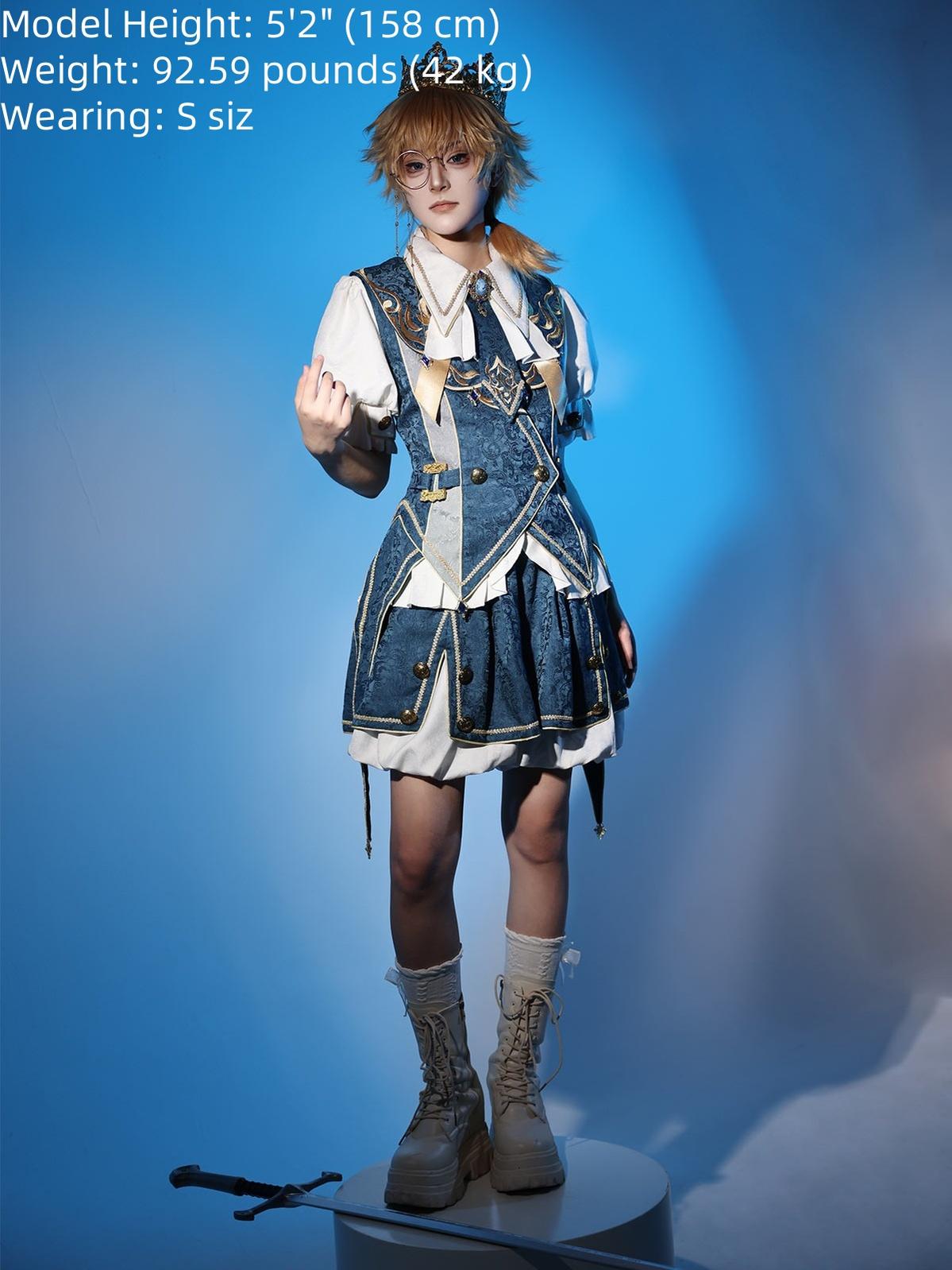 Contract Magic - Jacquard Ouji Lolita Vest Outfit - image 5