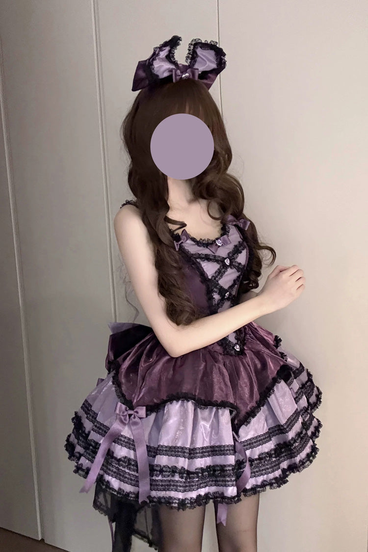 Purple Jasmine Rain Sweet Lolita JSK Dress - image 2