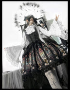Temple Stained Glass Gothic Lolita JSK and Blouse Set - image 12