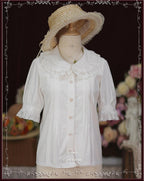 Antique Doll - Kawaii Cotton Lolita Blouse - image 1
