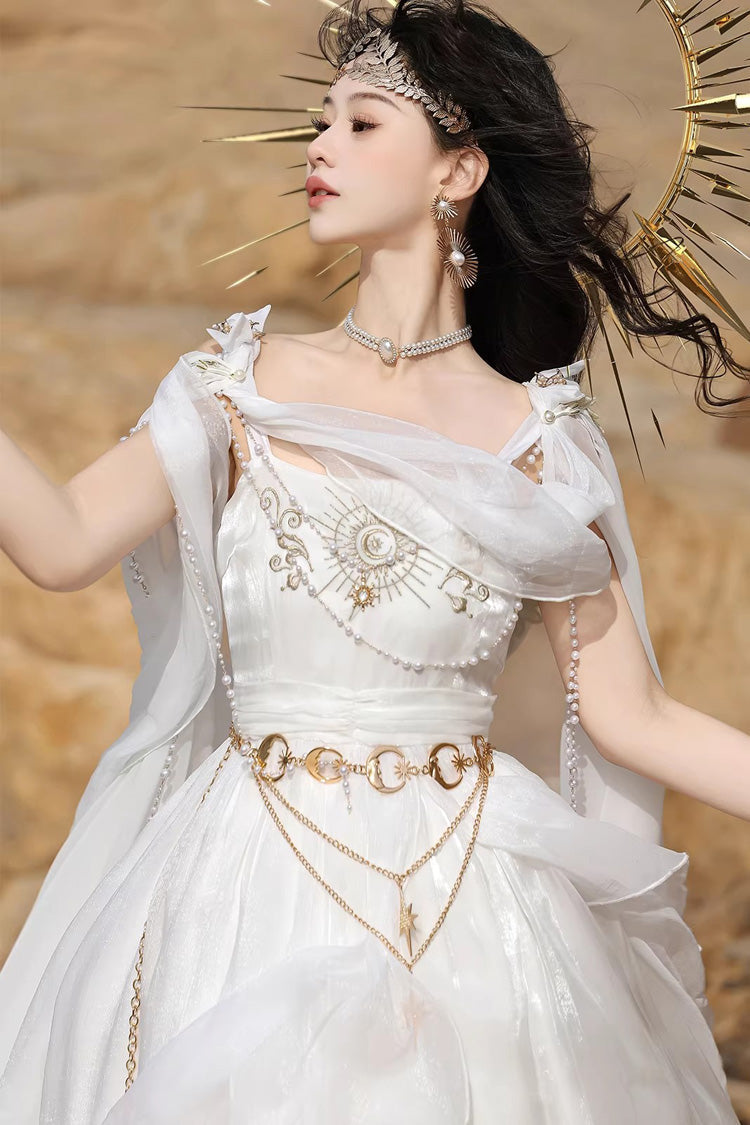 Aurelia of the Holy Light - Sweet Lolita Dress Set & Shawl - image 12
