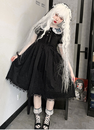 White Moonlight - Long Curly Lolita Wig - image 6
