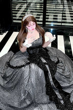 Galaxy of Fallen Tears - Glitter Sweet Lolita JSK Dress - image 7