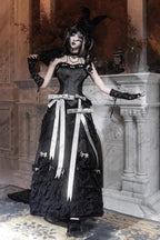Cupid's Magic Box - Gothic Lolita Long Skirt in Black - image 8