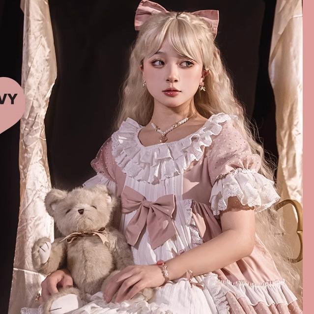 Waltz - Elegant Lolita Long Curly Wig Multicolors - image 3