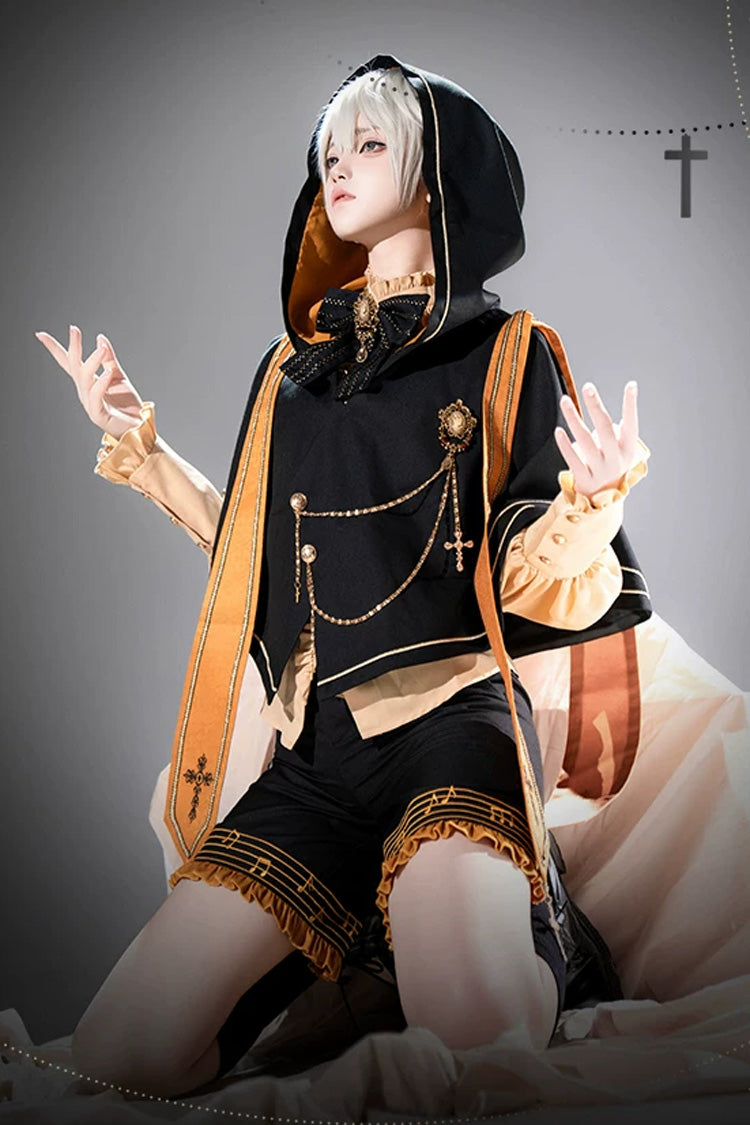 The Choir of the Church Gothic Ouji Blouse, Shorts and Cape Set - image 2