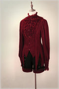 Little Devil - Ouji Lolita Long Sleeve Shirt, Ruffled Lace Collection - image 2