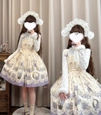 Floral and Bird Series - Classic Lolita JSK Dress, Floral Print - image 37