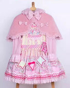 Rabbit-Ear Winter Lolita Cape with Bows - image 17