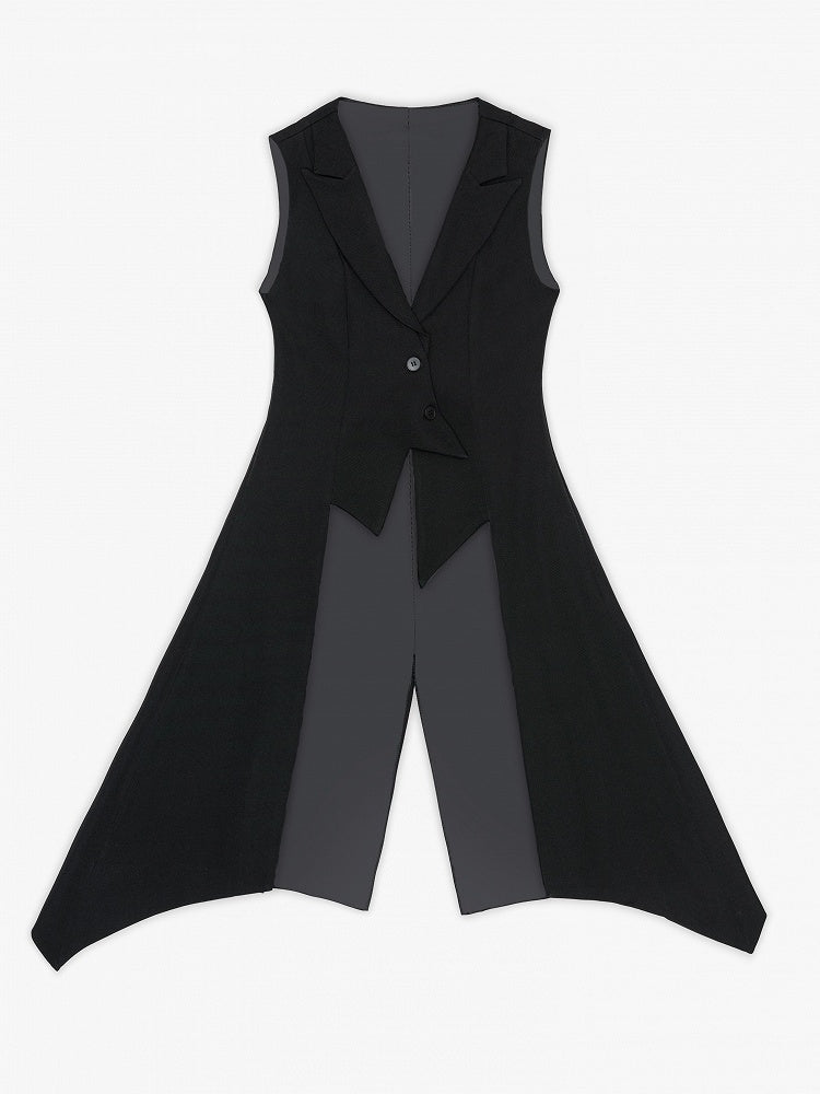 ASAE Black Ouji Tailcoat Vest - image 3