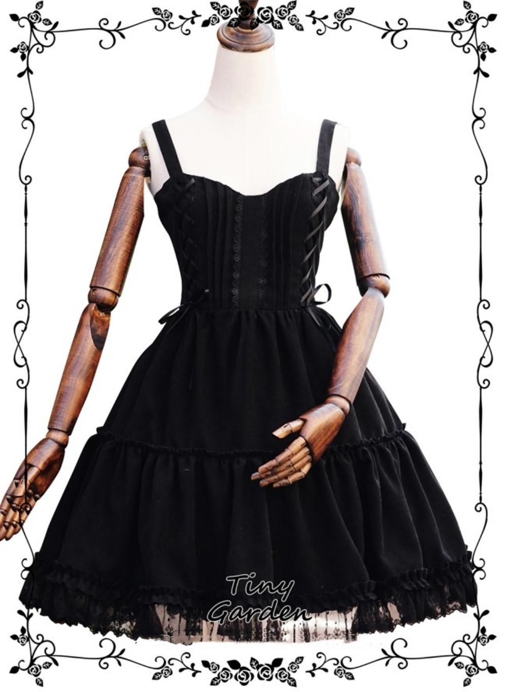 Garden Waltz 1.0 Burgundy Autumn Winter Lolita JSK - image 13