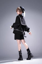 City of Mist - Gothic Ouji Coat & Shorts Set - image 2