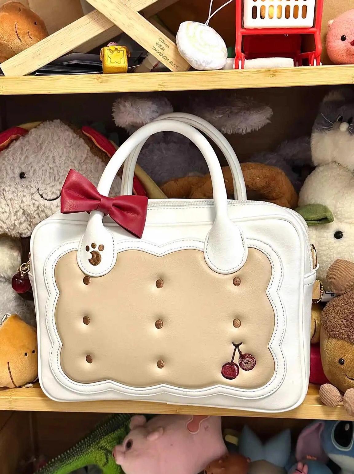 Kawaii Lolita Bag Cherry Biscuit Shoulder Crossbody Handbag - image 19