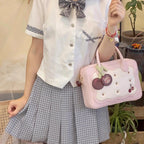Kawaii Lolita Bag Cherry Biscuit Shoulder Crossbody Handbag - image 31