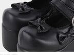 Angelic Imprint - Punk Lolita Shoes High Platform Shoes with Bow - image 14