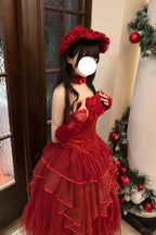 The Summer Waves Sparkle - Classic Lolita Top & Skirt Set - image 3