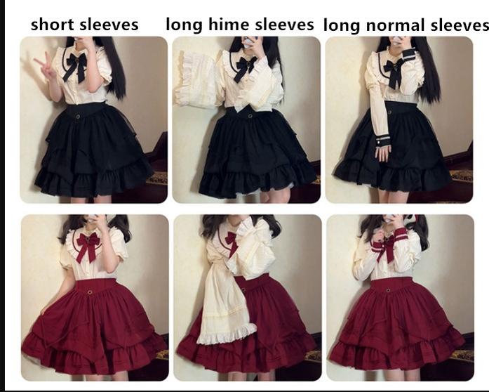 Rich Girl Elegant Lolita Blouse and Skirt Set - image 18