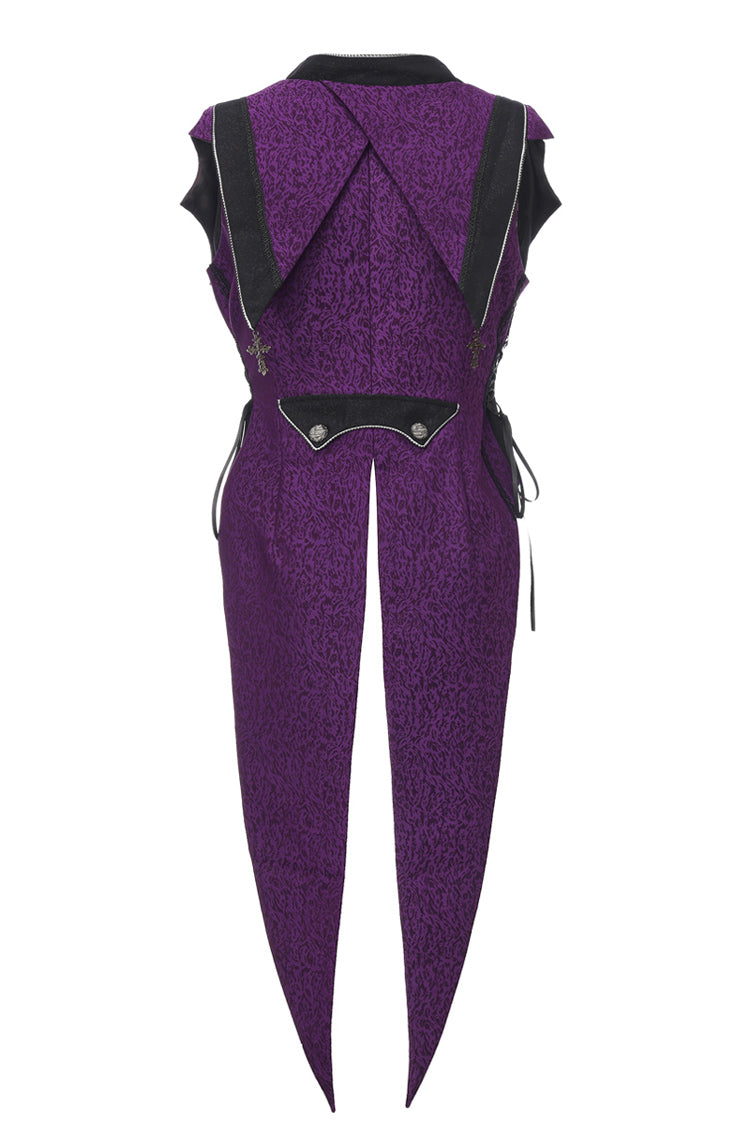 Eternal Blood Moon Forest Gothic Ouji Sleeveless Long Coat in 2 Colors - image 4