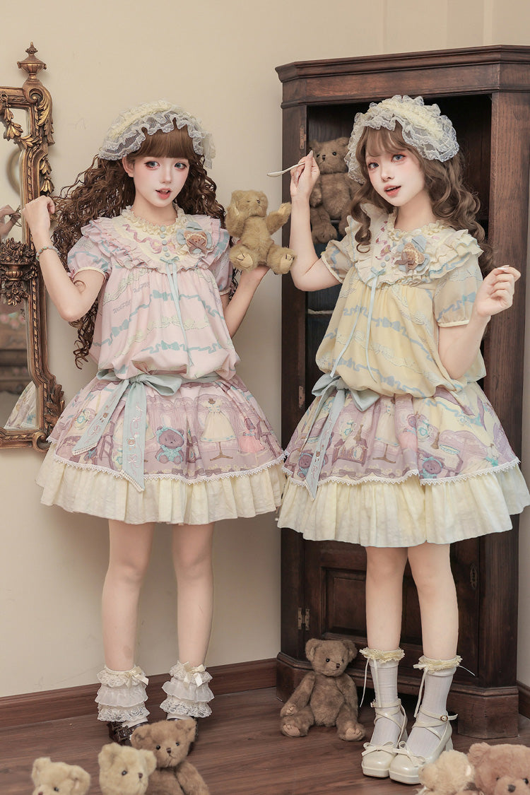 Brown Dollhouse Sweet Lolita Dress Set - image 5