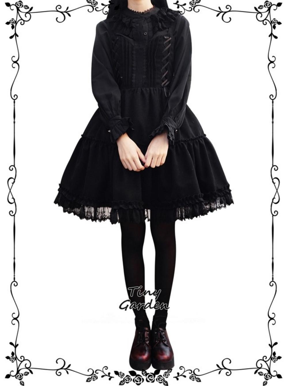Garden Waltz 1.0 Burgundy Autumn Winter Lolita JSK - image 10
