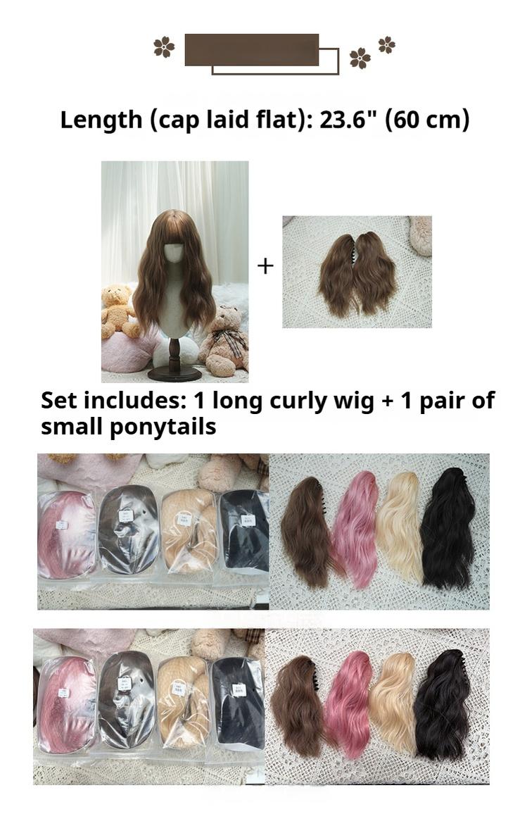 Sweet Lolita Long Wig with Detachable Ponytail - image 9