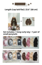 Sweet Lolita Long Wig with Detachable Ponytail - image 9