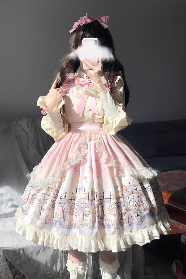 Angel Lamb - Sweet Lolita Skirt in 3 Colors - image 4