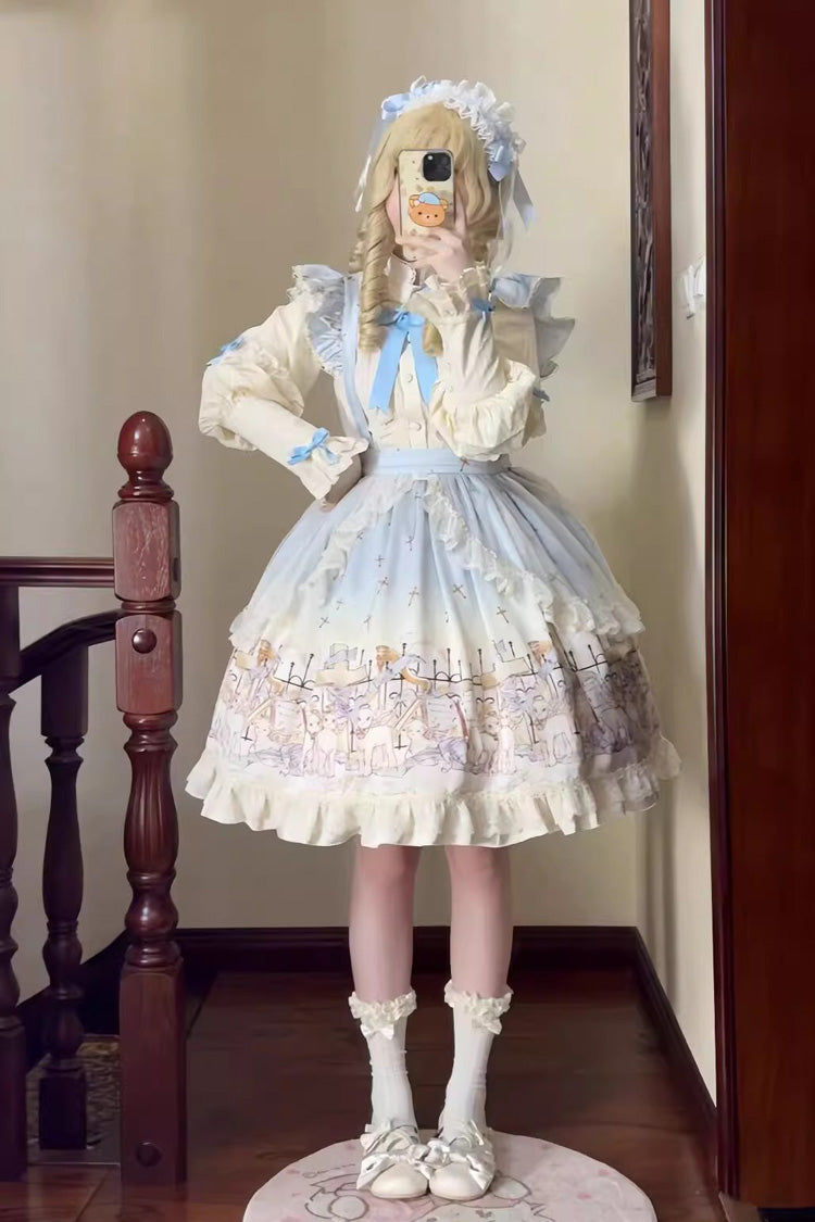 Angel Lamb - Sweet Lolita Skirt in 3 Colors - image 6